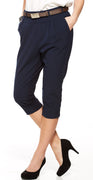 Navy Jillian capri bukser