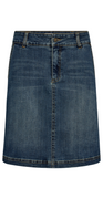 Harlow nederdel medium blå denim
