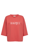 Kassy pullover med print koral