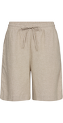 Lava hør shorts sand melange