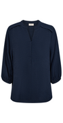 Tulip bluse navy