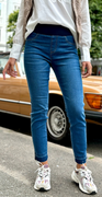 Shantal raw buks medium blå denim