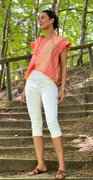 Shantal capri buks bright white