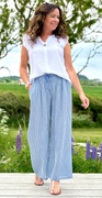 Elise stribet buks denim Likelondon