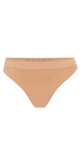 Nude microfiber string trusse
