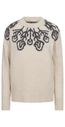 Merla pullover Moonbeam w. Dark Grey