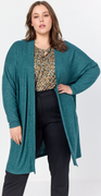 Lang cardigan shady green melange