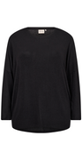 Klassisk bluse sort
