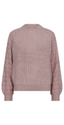 Gabby pullover pale mauve melange