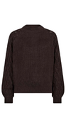 Gabby pullover coffee bean melange