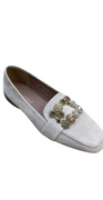 Loafers med spænde beige LikeLondon