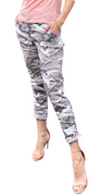 Nora camouflage bukser mocca LikeLondon