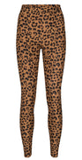 Leggings brun leopard