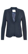 Navy  jillian luxus blazer med foer