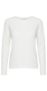 Langærmet t-shirt offwhite