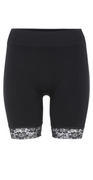 Sort shorts med blonde i bunden