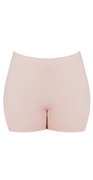 Shorts med sømløs materiale rosa