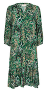 Suralda kjole Black with jolly green