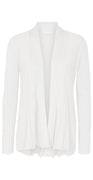 Kort claudisse cardigan hvid