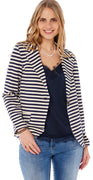 Celeste blazer med navy striber LikeLondon