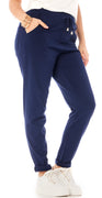 Leela bukser med lommer navy Likelondon