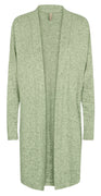 Olivia lang cardigan lys grøn