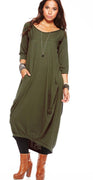 ARMY CASUAL KJOLE MED LOMMER